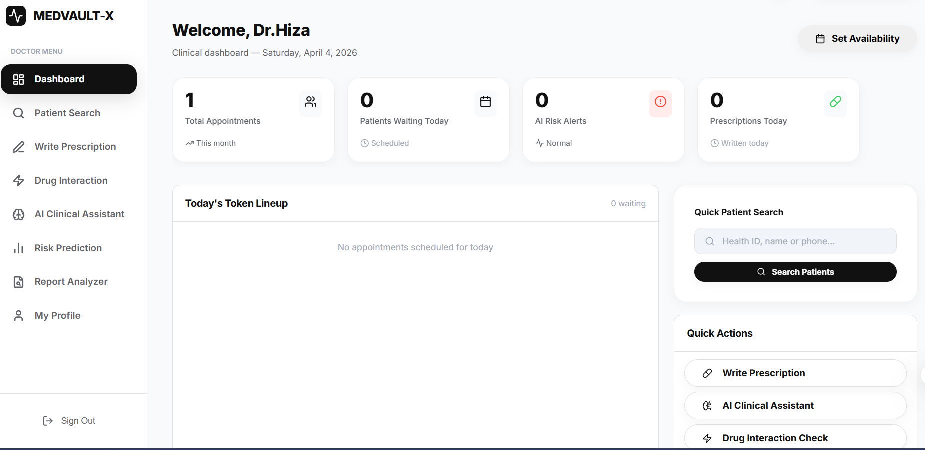 MedVault-X: One medical record, four points of view.